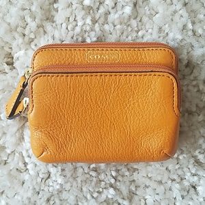 Coach Park Double Zip wallet